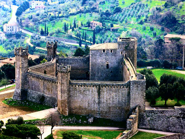 La Fortezza di Montalcino dall alto